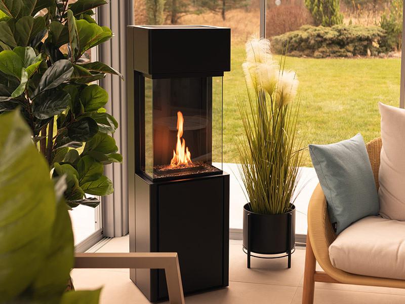 biokominek automatyczny wolnostojący