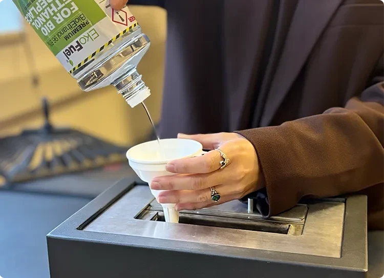 Jak prawidłowo wlac bioetanol do palnika