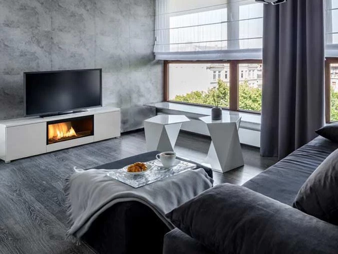 Cheminée éthanol intérieur