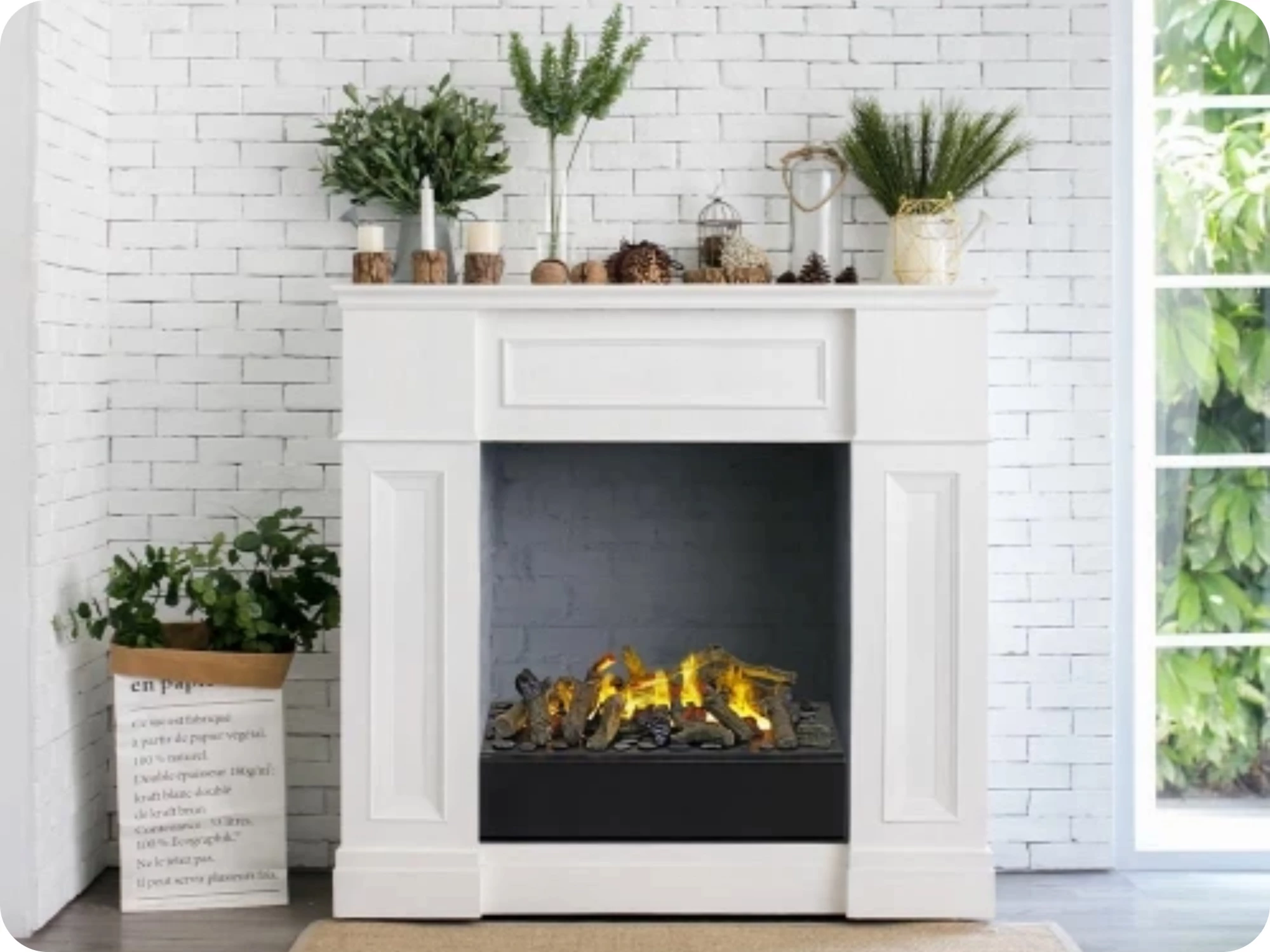 Wolnostojący biokominek