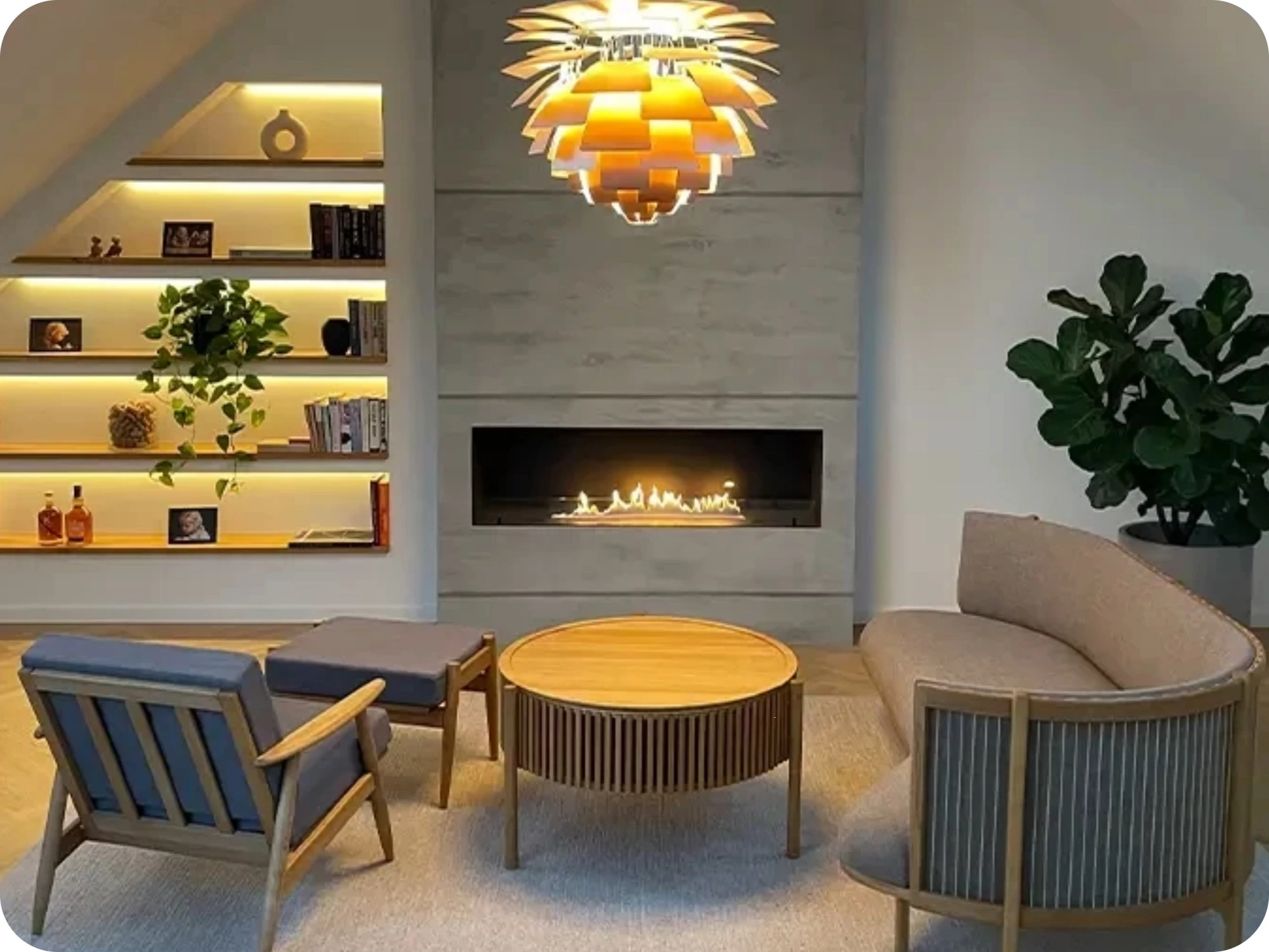 Foco One do zabudowy kominek