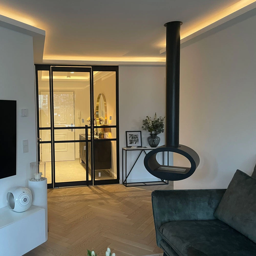 Toronto 2-sidet lofthængt biopejs i sort Toronto 2-sidet lofthængt biopejs i sort