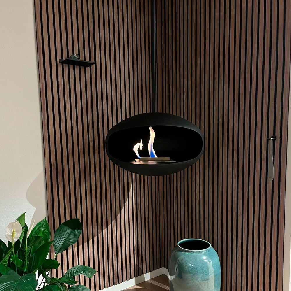 Cocoon Aeris lofthængt biopejs Cocoon Aeris lofthængt biopejs i hjørne