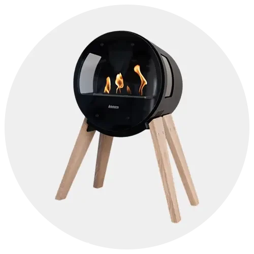 Vrijstaande bio-ethanolhaard, Pedestal van Cocoon fires Vrijstaande Pedestal bio-ethanolhaard van Cocoon fires