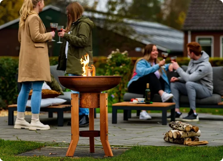 RedFire buiten vuurkorf