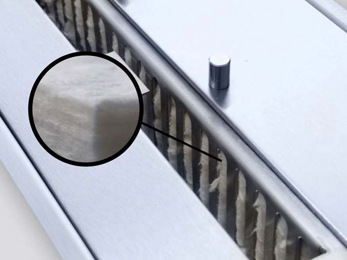 Fibre de céramique dans brûleur bioéthanol