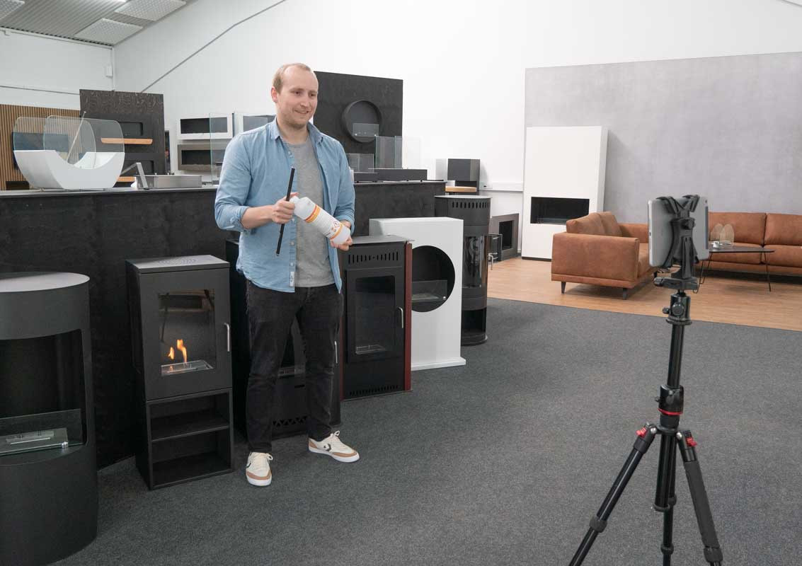 Online Meeting mit Bioethanol-Kamin-Shop