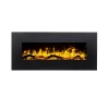 Aflamo Albion 110 cm electric fireplace with glass front and LED flame effect