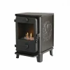 Morsø 1010 black cast iron bioethanol fireplace, designed in a classic wood-burning stove style