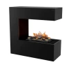 Glow Fire Schiller Wall Black OMC 400 Wall-mounted Water Vapour Fireplace – Realistic Flame Effect
