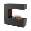 Glow Fire Schiller Wall Grey Wall-mounted Water Vapour Fireplace – Realistic Flame Effect