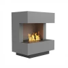 Glow Fire Kleist Grijs - OMC 600 | Vrijstaande Waterdamphaard – Grijs, 90 cm x 50 cm x 80 cm