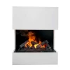 Glow Fire Kästner - OMC 600 | Freestanding Water Vapour Fireplace, 89 cm x 70 cm x 40 cm