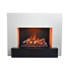 Glow Fire Hauptmann - OMC 600 | Freestanding Water Vapour Fireplace, 90 cm x 110 cm x 45 cm