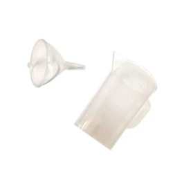 Suppilo ja kannu käytettäväksi bioetanolin sytytin..