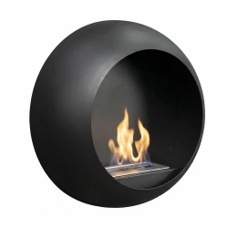 CACH Fires Colorado rund vägghängd etanolkamin med snygg rundning