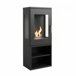 Cheyenne - Fyrkantig Bioetanol Braskamin med insyn från 3 sidor