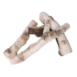 Dekoracyjne drzewo do bio-kominka - 4 szt. brzozowe