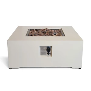 Estate Square 88 Oyster Beige – Vierkante Gashaardtafel