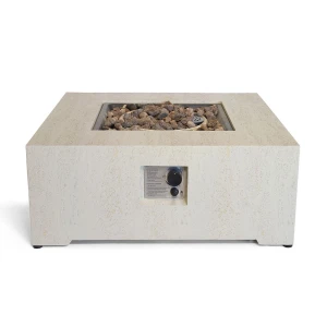 Estate Square 88 Travertin – Vierkante Gashaard Tafel