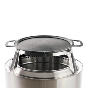 Solo Stove Yukon Griddle Top + HUB in cast iron and stainless steel