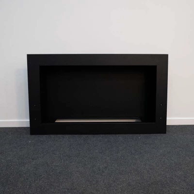 Demo - Danmarks billigste biopejs til indbygning 120 cm i sort - Biopejs-shop-dk