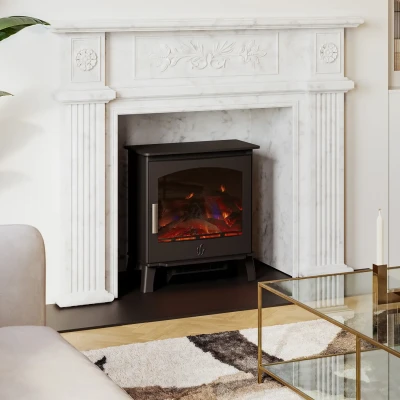 ACR Astwood Electric stove-style electric fireplace with realistic flame effect