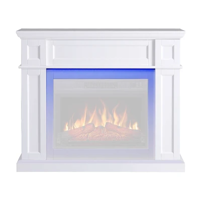 Linz Fritst&aring;ende Pejseramme - Hvid (uden indsats)