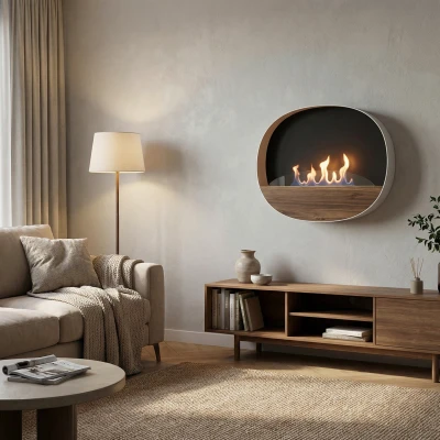 Nordlys Denmark Epigram Hvid – Væghængt biopejs | Køb nu! Nordlys Denmark Epigram Hvid – Væghængt biopejs