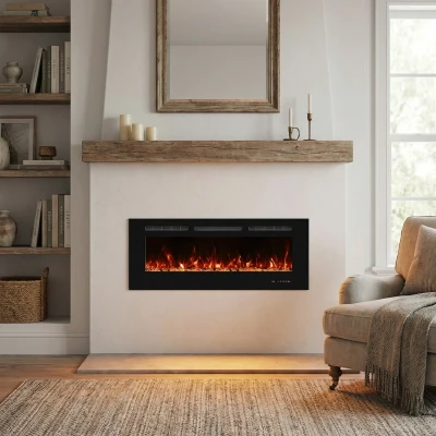 Titanite 127 cm - ScandiFlames Electric Built-in Fireplace