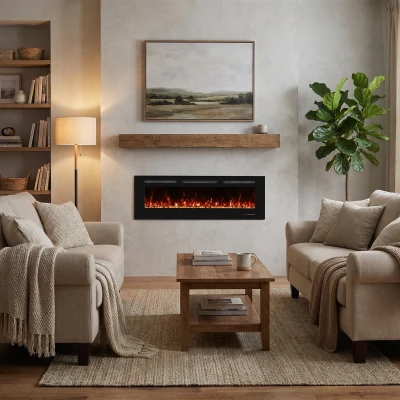 Titanite 152 cm - ScandiFlames Electric Built-in Fireplace