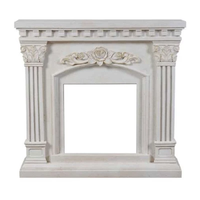 Freyr Freestanding Fireplace Surround Without Insert | Shop Online ScandiFlames Freyr freestanding polystone fireplace surround without insert