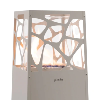 Planika Pyramid gas terrassevarmer i silke gr&aring;