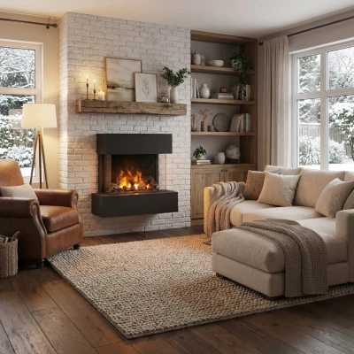 H&ouml;lderlin vanddamppejs i sort med realistiske vanddamp flammer