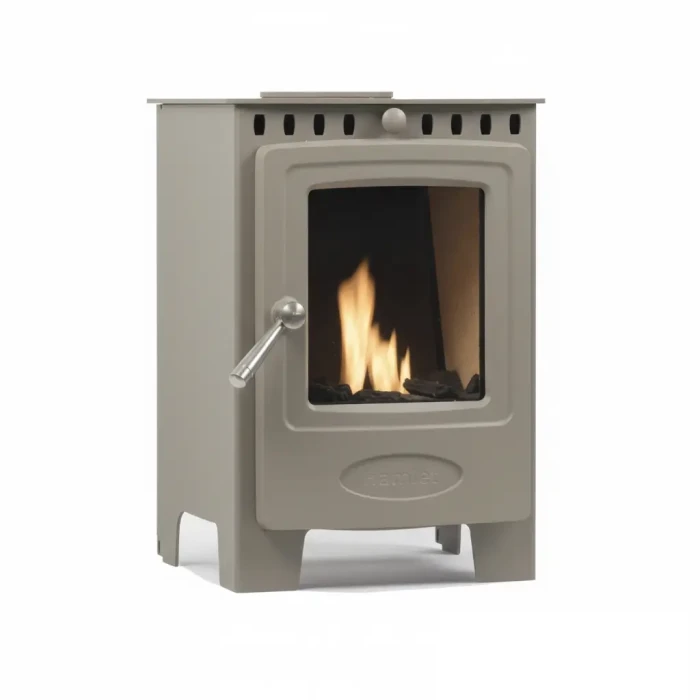 Arada Solution 4 Bioethanol Freestanding Bioethanol Stove in Clay