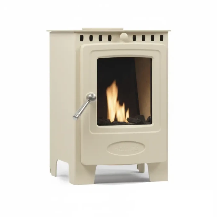 Arada Solution 4 Bioethanol Freestanding Bioethanol Stove in Straw