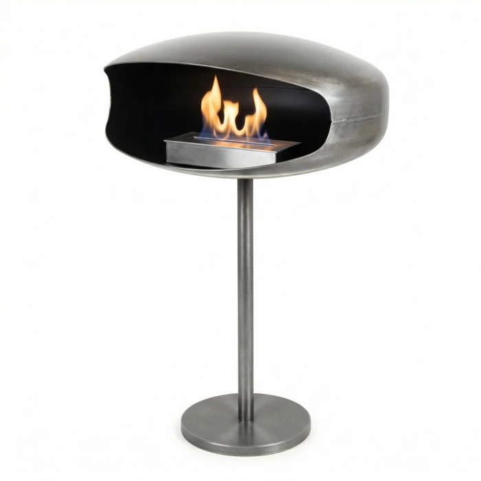 Frist&aring;ende biokamin p&aring; fot UFO-60 New York Hein & Haugaard