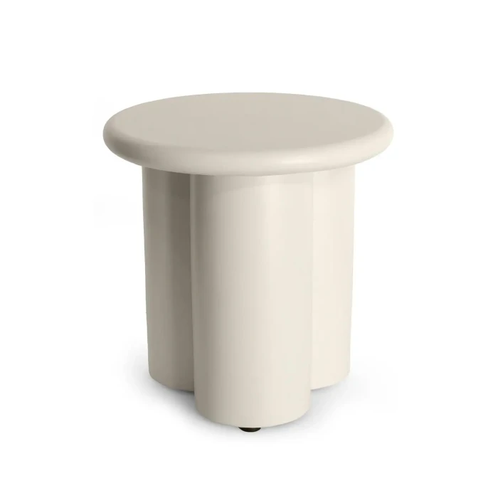 Sidebord Rib Oyster Beige – Udendørs komposit sidebord Sidebord Rib Oyster Beige – Udendørs komposit sidebord