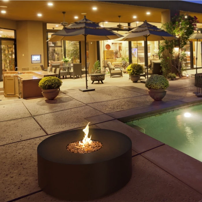 Planika Galio Fire Pit - Cheminée d'extérieur à gaz