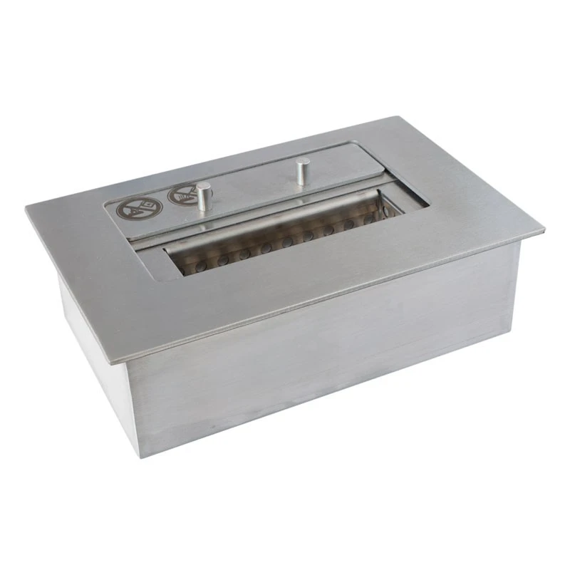 Premium Bioethanol Brandkar med 1,5 liter kapacitet i st&aring;l