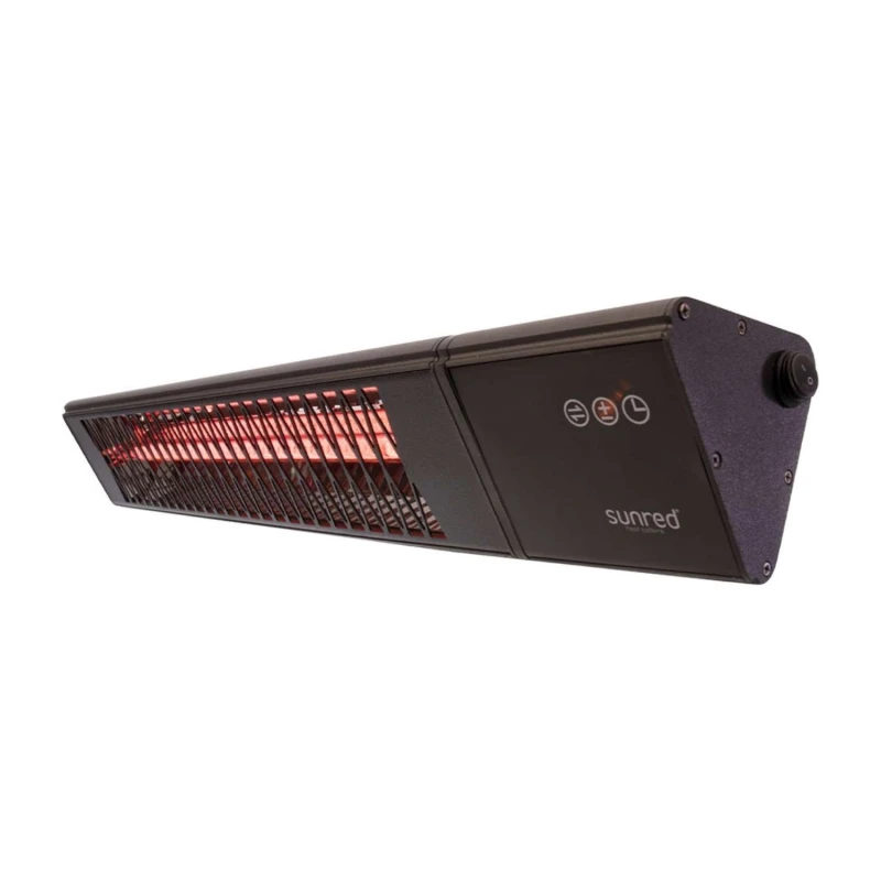 Sunred 2500W Smart Heater Triangle sort elektrisk terrassevarmer