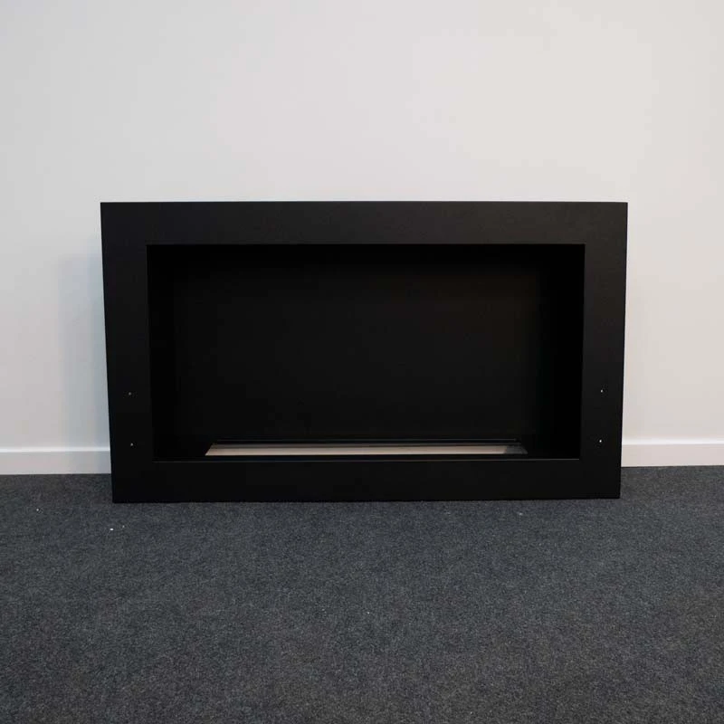 Demo - Danmarks billigste biopejs til indbygning 120 cm i sort - Biopejs-shop-dk