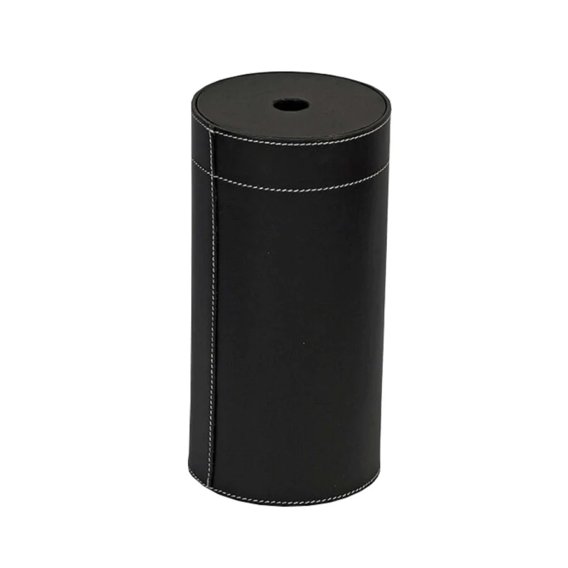 Sort l&aelig;der cylinder til opt&aelig;ndere 