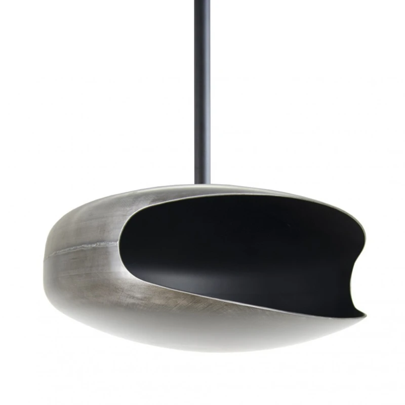 Hein og Haugaard UFO-50 New York Graa Rund lofthaengt biopejs