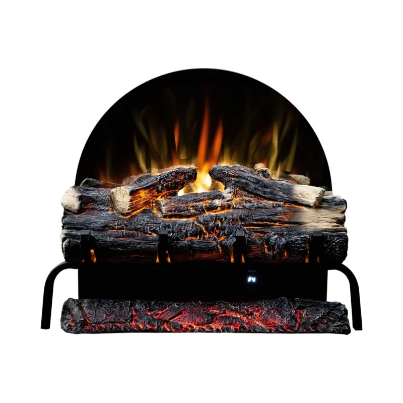 Spark Elektrisk Pejs | Fritst&aring;ende Indsats | Realistisk LED Flamme & Varme Kontrol