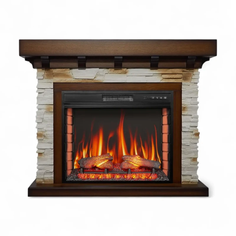 Ludwig Fritst&aring;ende Klassisk Elpejs - Antik Eg og Sten