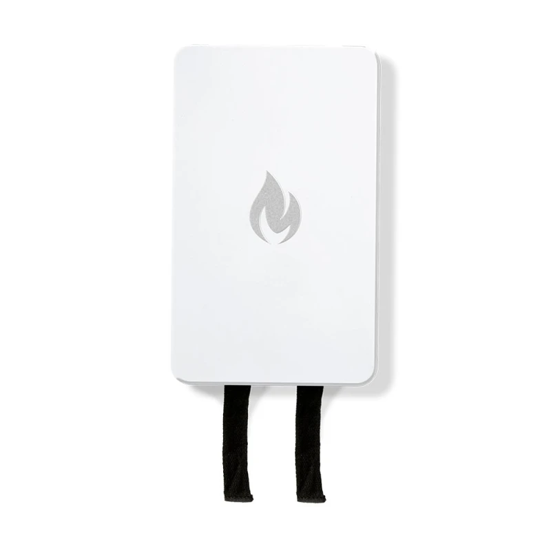 Nordic Flame Brandt&aelig;ppe i Hvid Design Boks