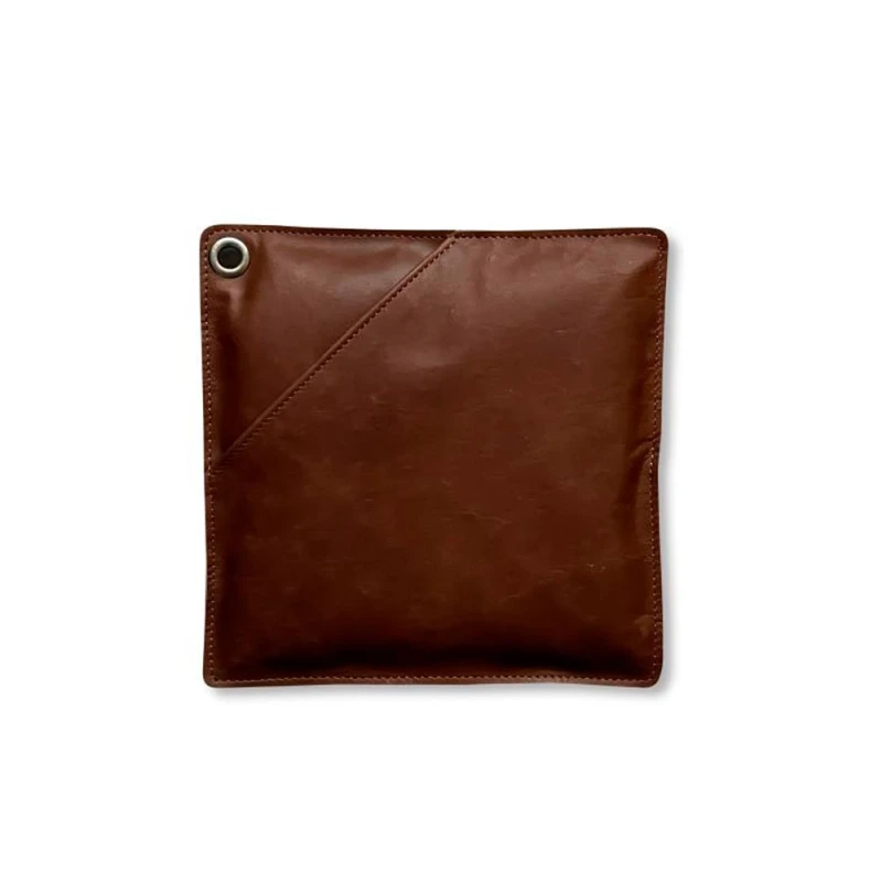 M&oslash;rkebrun grydelap fra Stuff Design