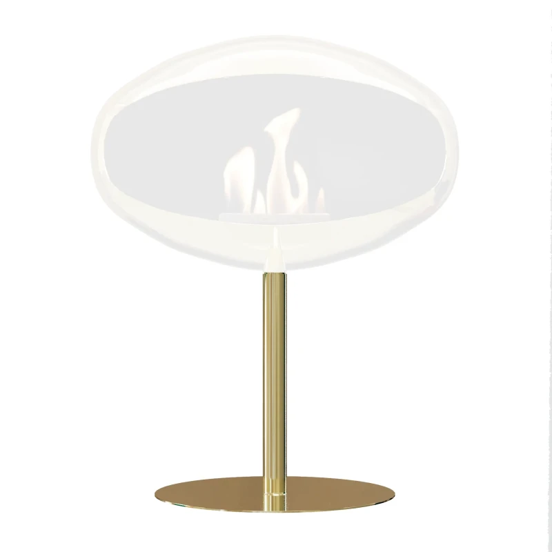 Poleret Messing stander til Cocoon Pedestal biopejs