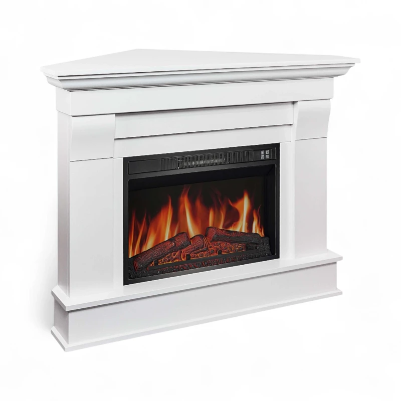 Albion Hjørne Fritstående Elpejs - Hvid Albion Hjørne Fritstående Elpejs - Hvid